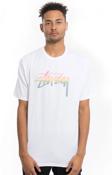 Stussy, Stock Fade T-Shirt - White