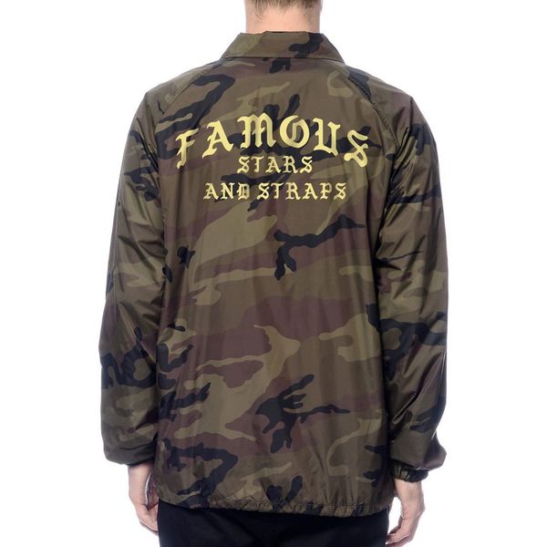 SCROLL CAMO COACHES JACKET