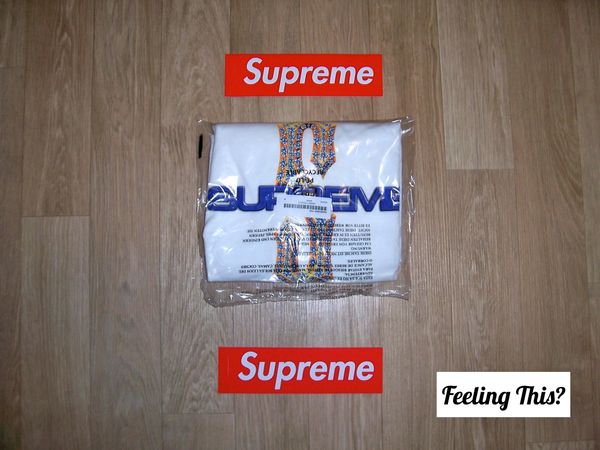 Supreme Diamonds Tee White MEDIUM