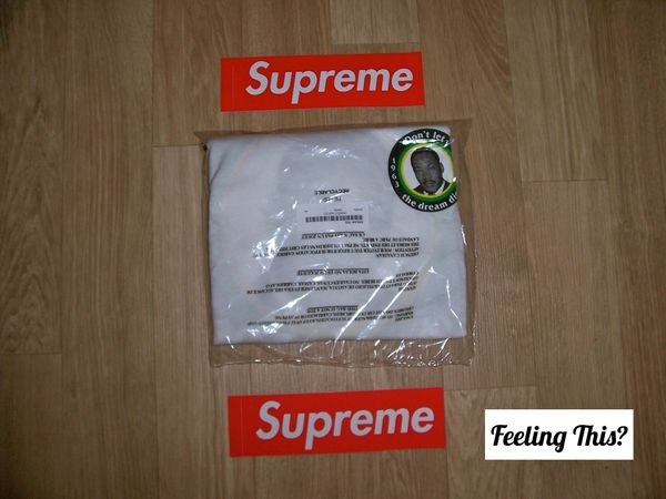 Supreme White Martin Luther King Dream Tee XL