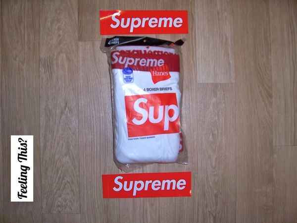 Supreme Hanes Boxer Briefs - Feeling This?