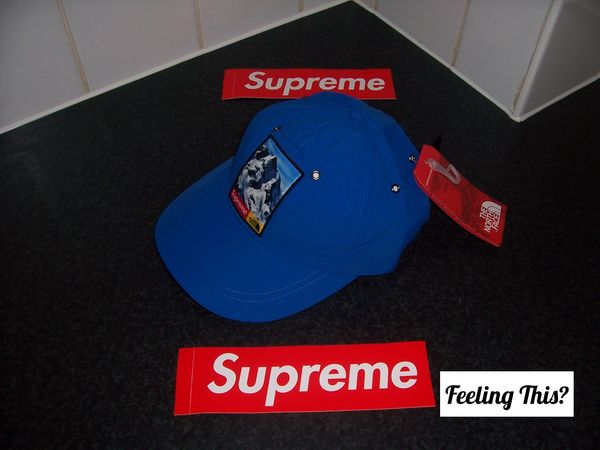 Supreme X The North Face 6-Panel Cap Blue