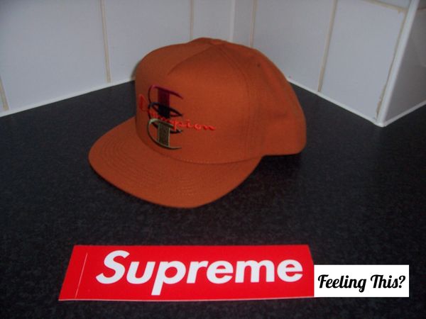 Supreme X Champion 5-Panel Style: Rust Cap