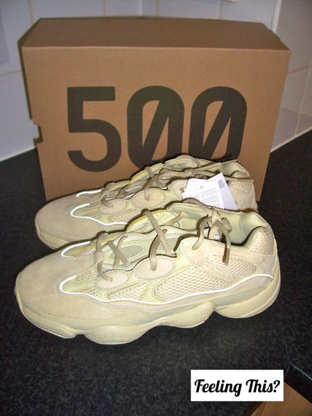 Adidas YEEZY 500 Supermoon Yellow UK 10