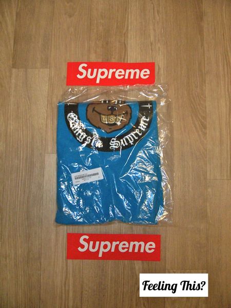 Supreme Life Sucks Die Tee Bright Blue XL