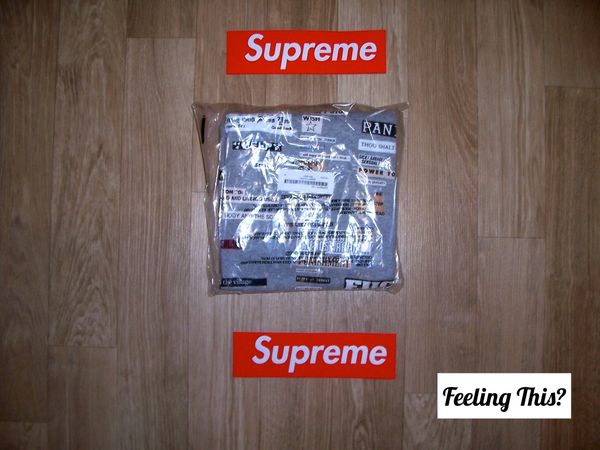 Supreme Cutouts Tee Heather Grey XL