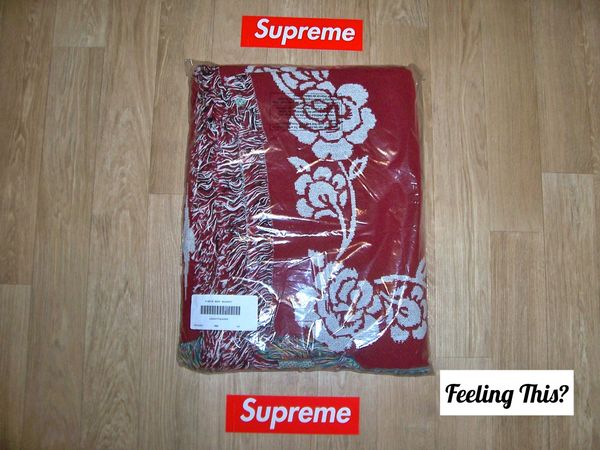 Supreme Virgin Mary Blanket Red