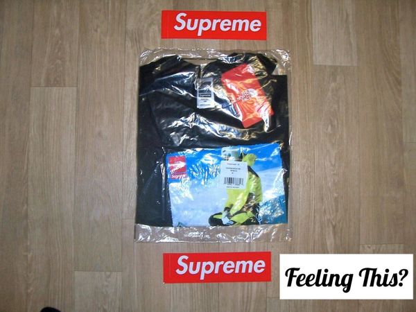 Supreme x The North Face Photo Mountain Tee Black Medium & Large