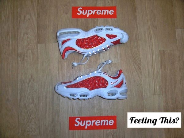 Supreme Nike Air Max Tailwind 4 Red/White