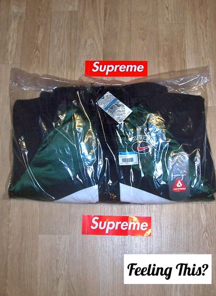 SUPREME X NIKE HOODED SPORT JACKET GREEN Feeling This Supreme