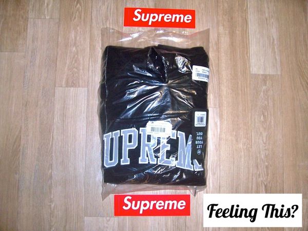 Supreme NFL Raiders Black XLarge Hooded Sweatshirt