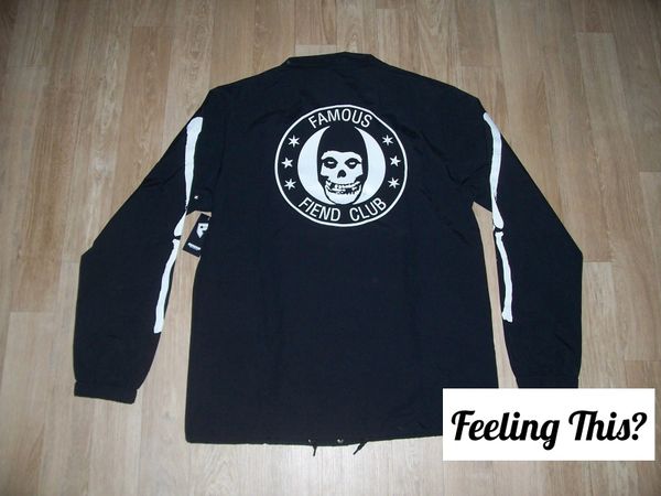 Famous Stars And Straps Misfits Fiend Club Jacket BNWT only four made Size Large