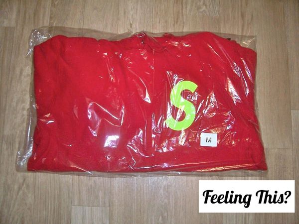 Supreme S Logo Hooded Sweatshirt Red Medium