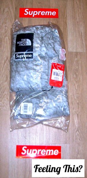 Supreme/The North Face Paper Print 700-Fill Down Scarf