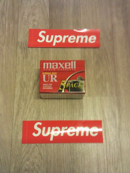 Supreme X Maxell Cassette Tapes (5 Pack) Brand New & Sealed