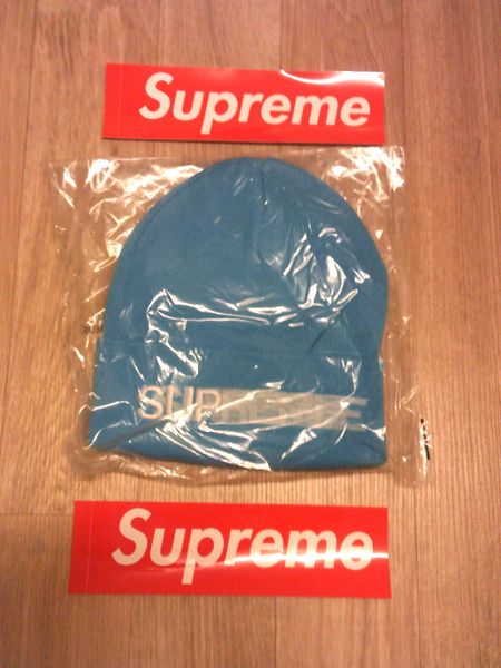 Supreme Motion Logo Beanie Blue BNWT Confirmed