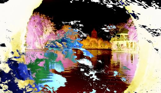 John Salvi, 2019, TIME IS A RIVER..., digital transfer, image 11 X 17 in., sheet 15 X 22 in.