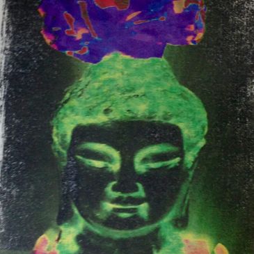 John Salvi, MYSTIC BUDDHA - Purple/Green, 2109.