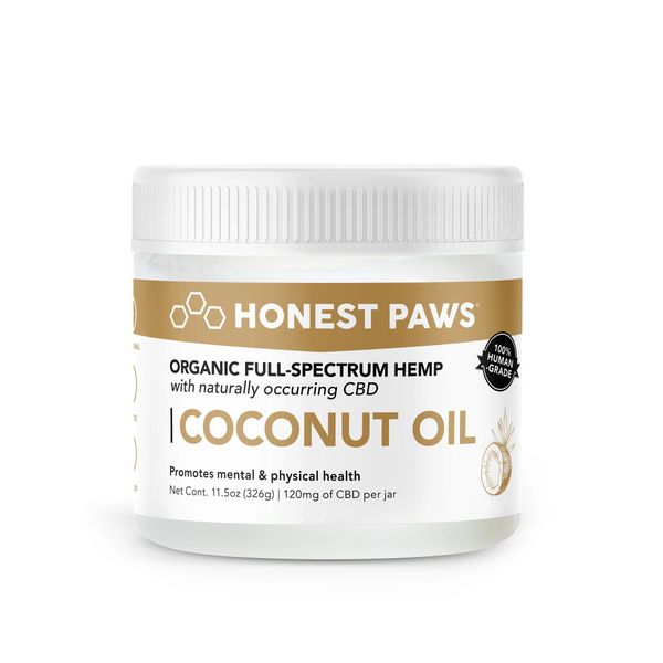Honest Paws Coconut Oil For Dogs Infused with CBD ORGANIC FULL SP