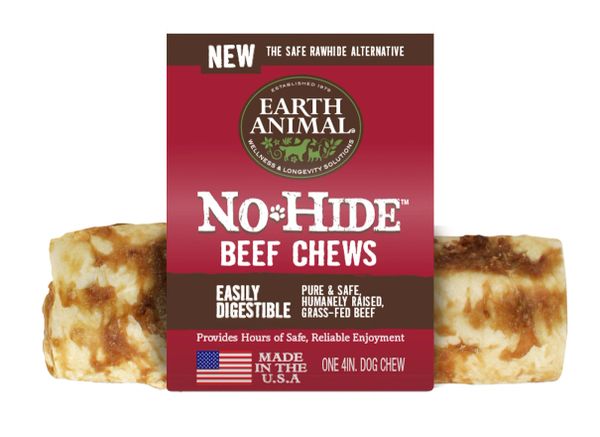 EARTH ANIMAL NO-HIDE BEEF 4″ CHEWS | Fluffy Dog Wellness