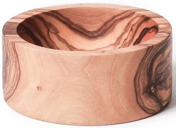 Olive Wood Mini Salt Bowl