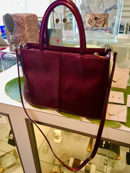 Mulberry Textured Leather Handbag by Hobo