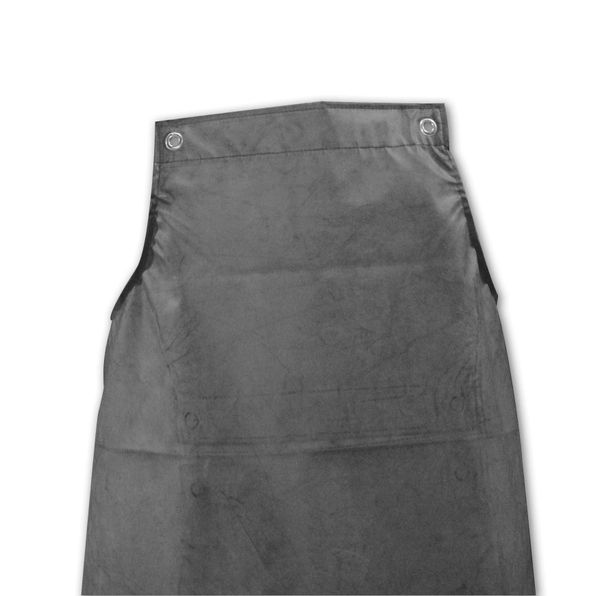Heavy Duty Rubber Apron Black