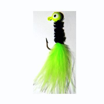 Feather Jig Head Crappie Jigs  Feather Fishing Lure Bait