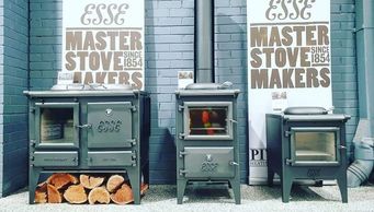 3 Esse Ironheart heater/ oven models, ironheart, bakeheart & warmheart.