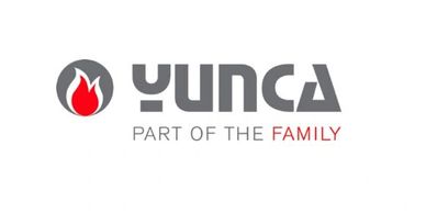 Yunca part of the family , yunca wood heater logo.