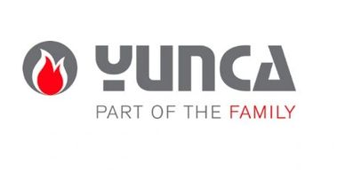 Yunca part of the family , yunca wood heater logo.