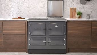 Esse 990 elx in grey with skillet lid open