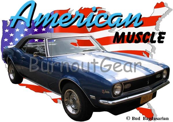 GASOLNE BANDT® T-Shrt für US Muscle Car Fans - Orgnal Shelby