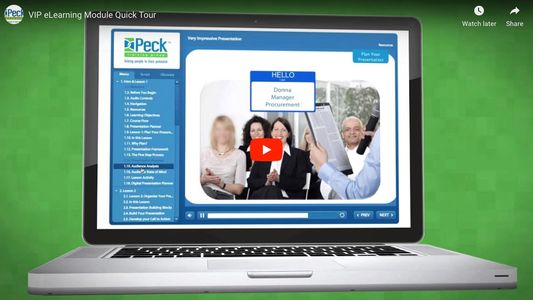 VIP eLearning Module Quick Tour
