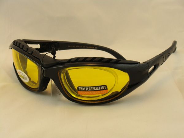 PADDED RIDING GLASSES W/WO RX INSERT # 540548ND