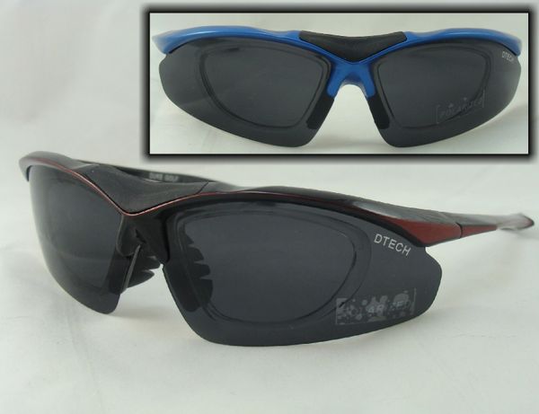 POLARIZED SUNGLASSES WITH RX ADAPTER D-TECH $29.99