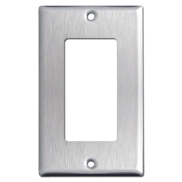 Wholesale/Bulk 8-100 Pack Brushed Satin Nickel Stainless Steel Wall Cover Single Rocker