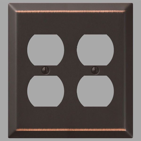 Switch Plate Outlet Cover Wall Rocker Oil Rubbed Bronze Double Duplex