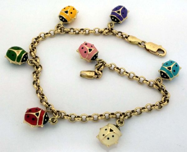 Ladybug on sale charm bracelet