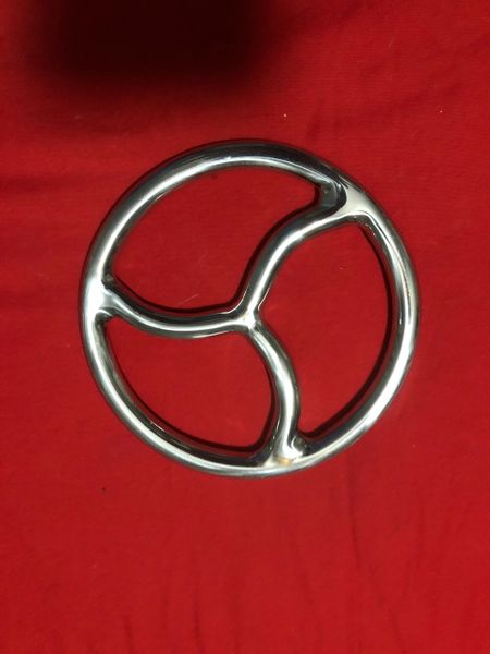 Polished stainless steel MINI 6 INCH shibari suspension ring