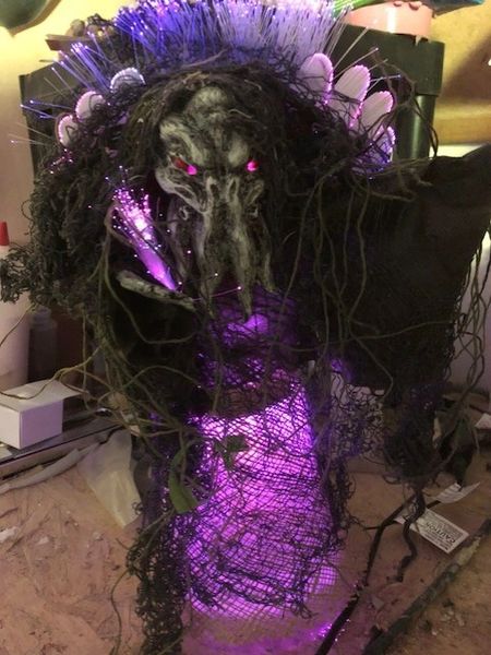 Tree Topper Cthulhu Fiber Optic