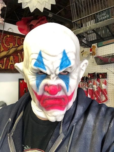 Cranky the Clown - Silicone Face Mask