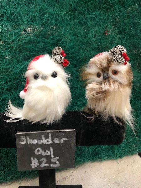 Christmas Shoulder Owl