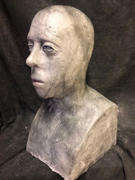 Mask Display Bust - imperfect casting