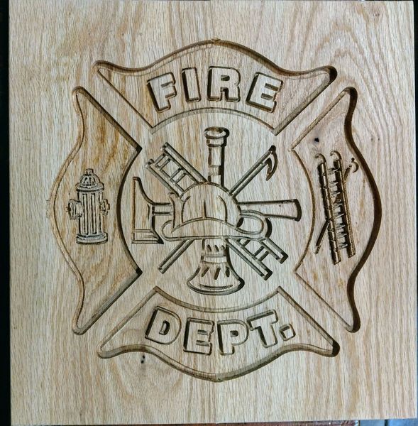 Fire Department Plaque