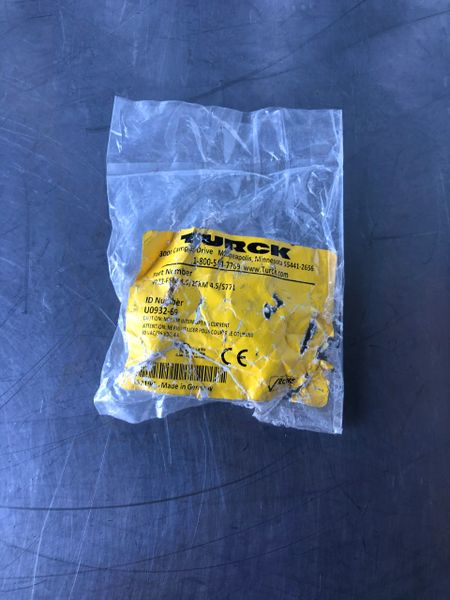 Turck YBZ2-FSM4.5/2FKM/S771 Splitter 2 Way 5 Pin U0932-69 NEW! FREE ...