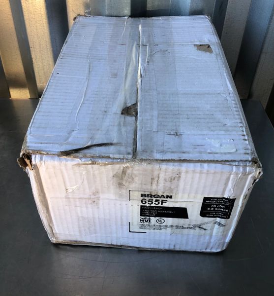 Broan 655F Finish Pack Heater Fan Light 70 CFM For Ceiling NEW IN BOX