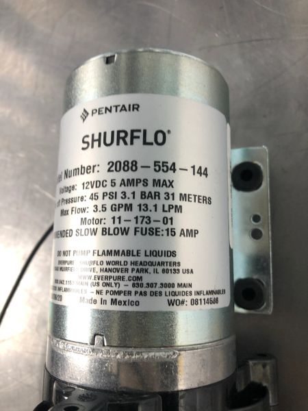 Shurflo 2088-554-144 Pentair Water Pump 3.5 GPM 12V 2088 Series NEW ...