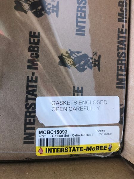 Interstate Mcbee MCBC15093 Caterpillar C15 Cylinder Head Gasket Set NEW