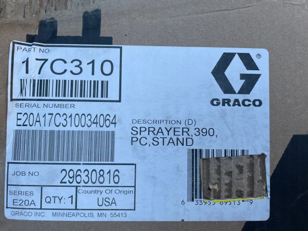 Graco 17C310 390 PC Electric Airless Sprayer